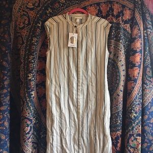 ASOS Monki Long Button Down Midi Dress